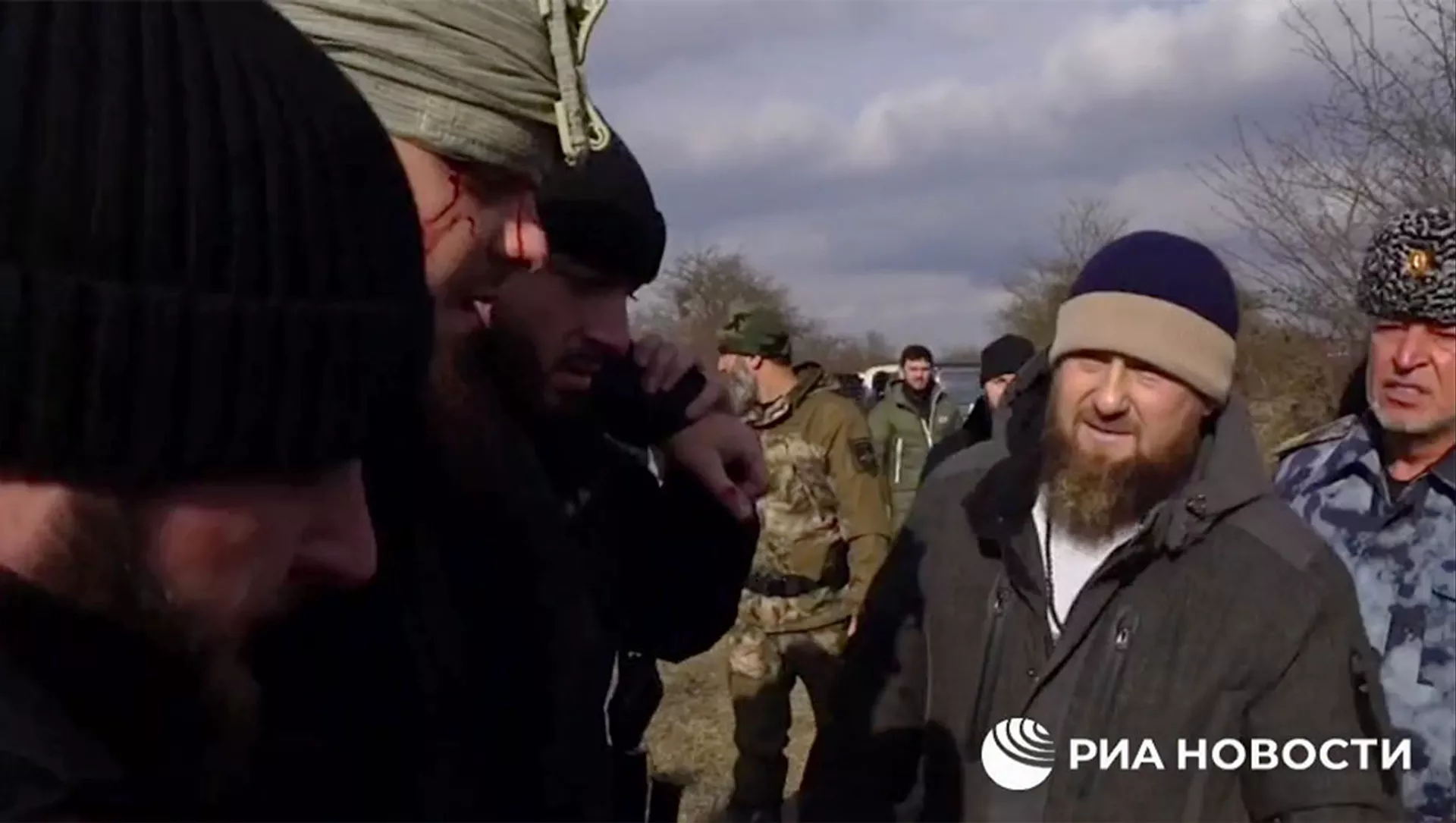 Видео с места спецоперации в Чечне