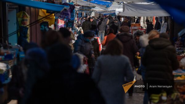 Лачинский рынок в Ванадзоре - Sputnik Армения
