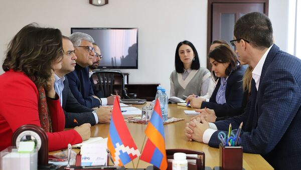 Рабочее совещание по устранению социальных проблем в Карабахе (24 января 2021). Степанакерт - Sputnik Արմենիա