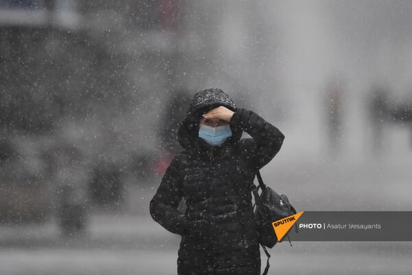 Առատ ձյուն Երևանում - Sputnik Արմենիա