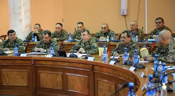 Делегация Генштаба ВС России прибыла в Армению Делегация Генштаба ВС России прибыла в Армению - Sputnik Армения