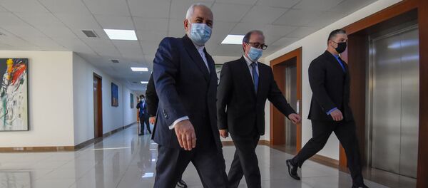 Встреча министров иностранных дел Армении и Ирана Ара Айвазяна и Мохаммада Джавада Зарифа в рамках регионального турне главы МИД Ирана (27 января 2021). Еревaн - Sputnik Армения