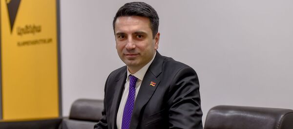 Вице-спикер НС Ален Симонян в гостях у радио Sputnik Вице-спикер НС Ален Симонян в гостях у радио Sputnik - Sputnik Արմենիա