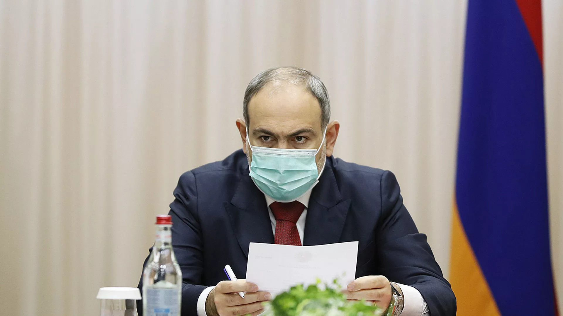 Заседание Совета безопасности под председательством премьер-министра Никола Пашиняна (2 февраля 2021). Еревaн - Sputnik Армения, 1920, 09.03.2021