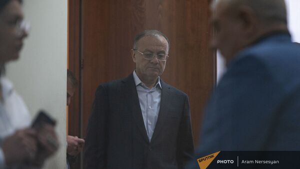 Сейран Оганян в зале Шенгавитского суда (2 февраля 2021). Еревaн - Sputnik Արմենիա