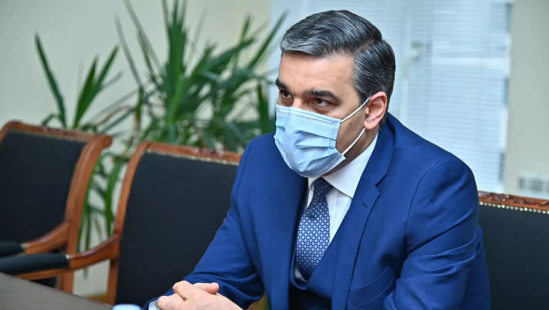 Омбудсмен Арман Татоян провел рабочую встречу с главой делегации ЕС в Армении, послом Андреа Викторини (6 февраля 2021). Еревaн