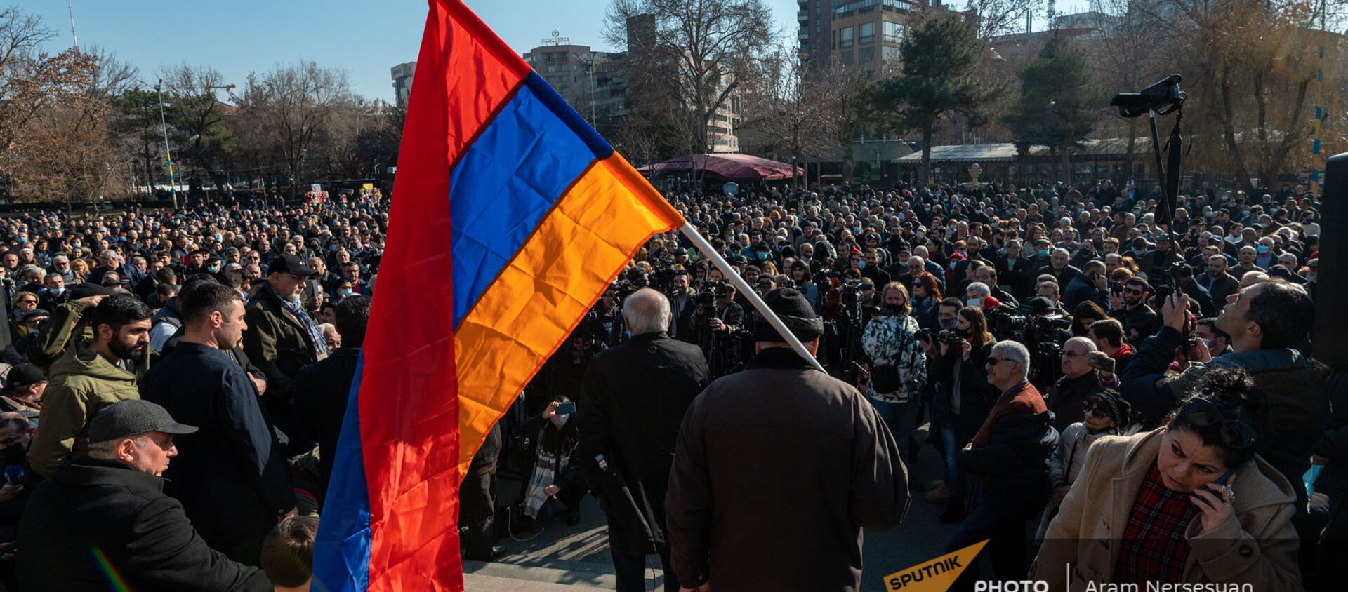 Митинг оппозиции (12 февраля 2021). Еревaн - Sputnik Армения, 1920, 19.02.2021