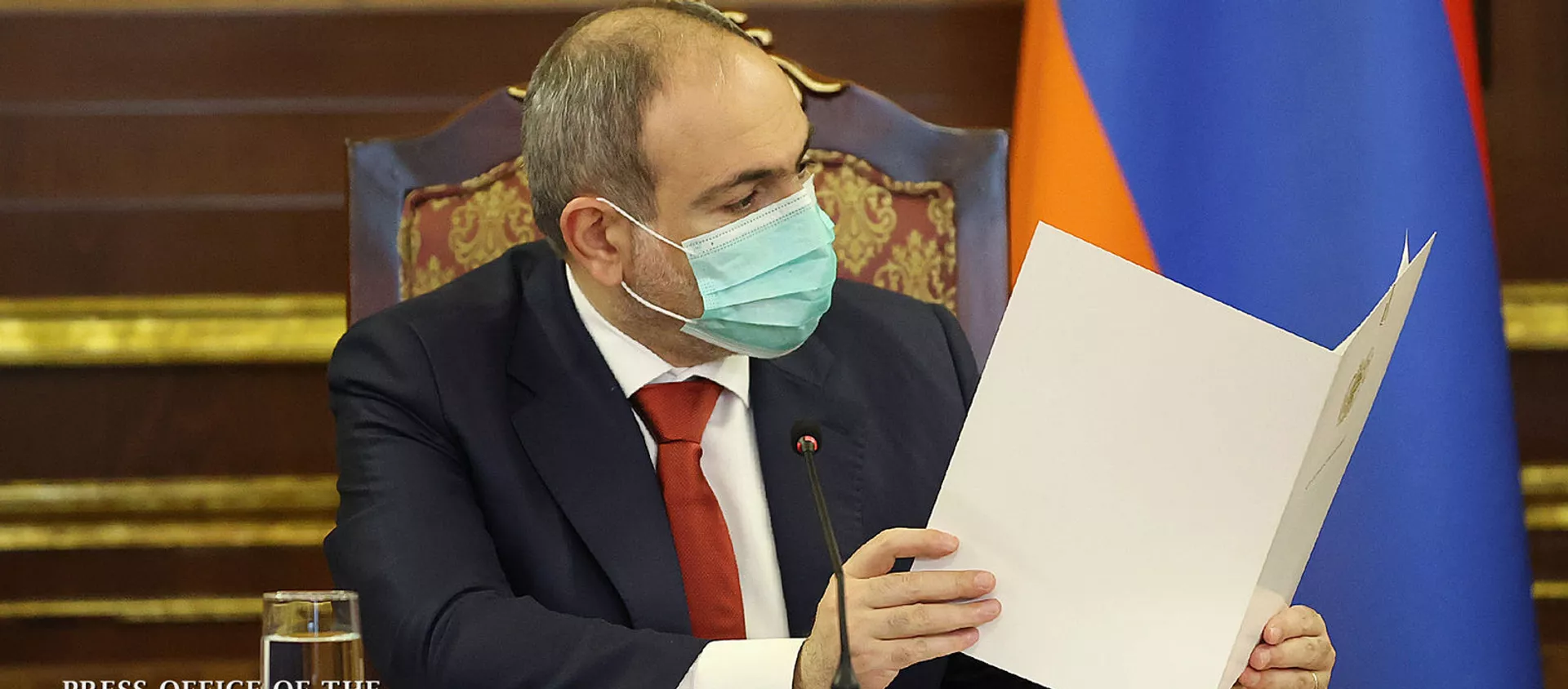Премьер-министр Никол Пашинян во время заседания Совета антикоррупционной политики (16 февраля 2021). Еревaн - Sputnik Армения, 1920, 16.02.2021