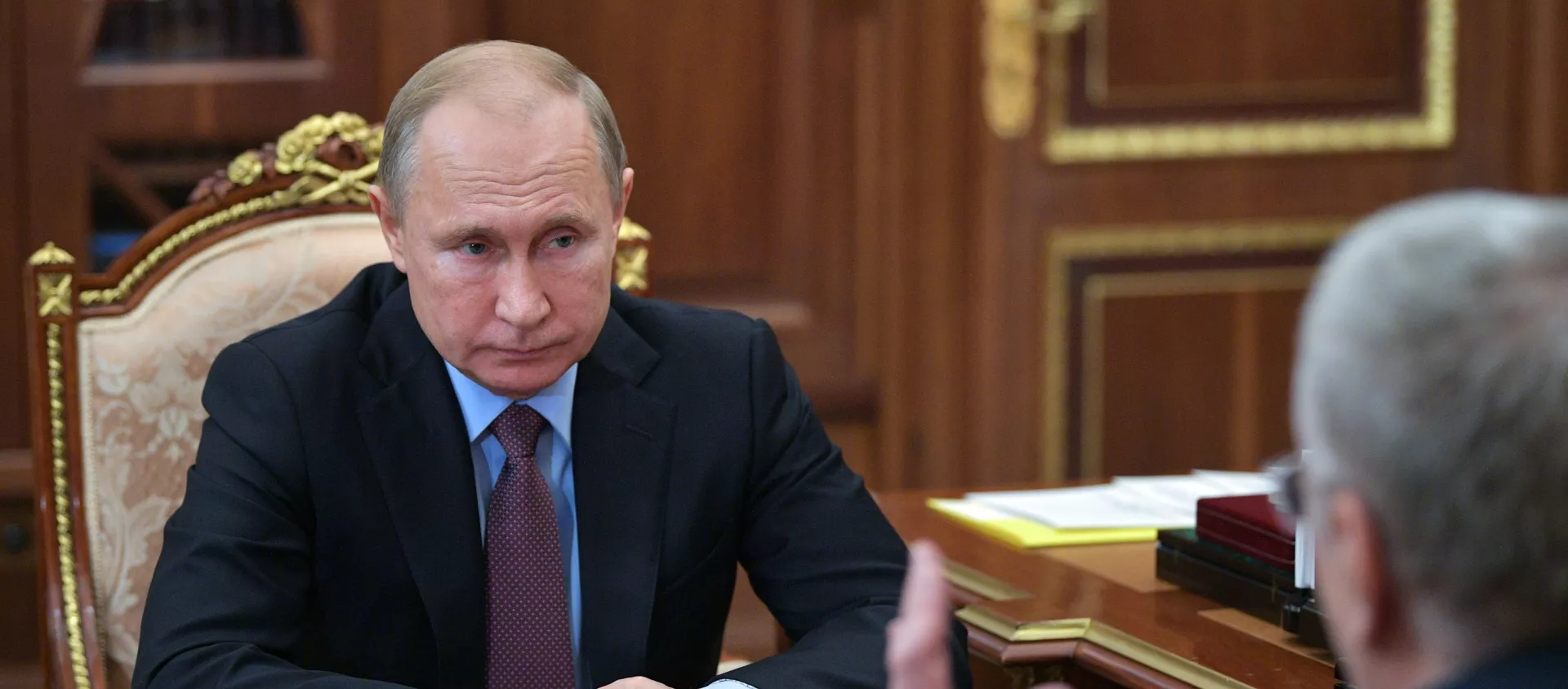  Владимир Путин во время встречи с Владимиром Жириновским - Sputnik Армения, 1920, 17.02.2021