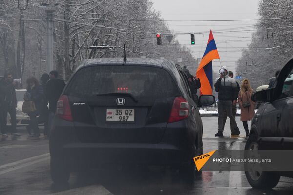 Ընդդիմության հանրահավաքը. Երևան, 20 փետրվարի,  2021թ. - Sputnik Արմենիա