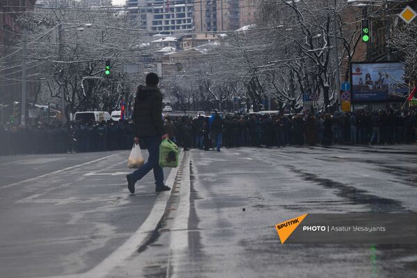 Ընդդիմության հանրահավաքը. Երևան, 20 փետրվարի,  2021թ. - Sputnik Արմենիա
