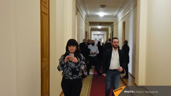 Ситуация в здании Парламента (25 февраля 2021). Еревaн - Sputnik Армения