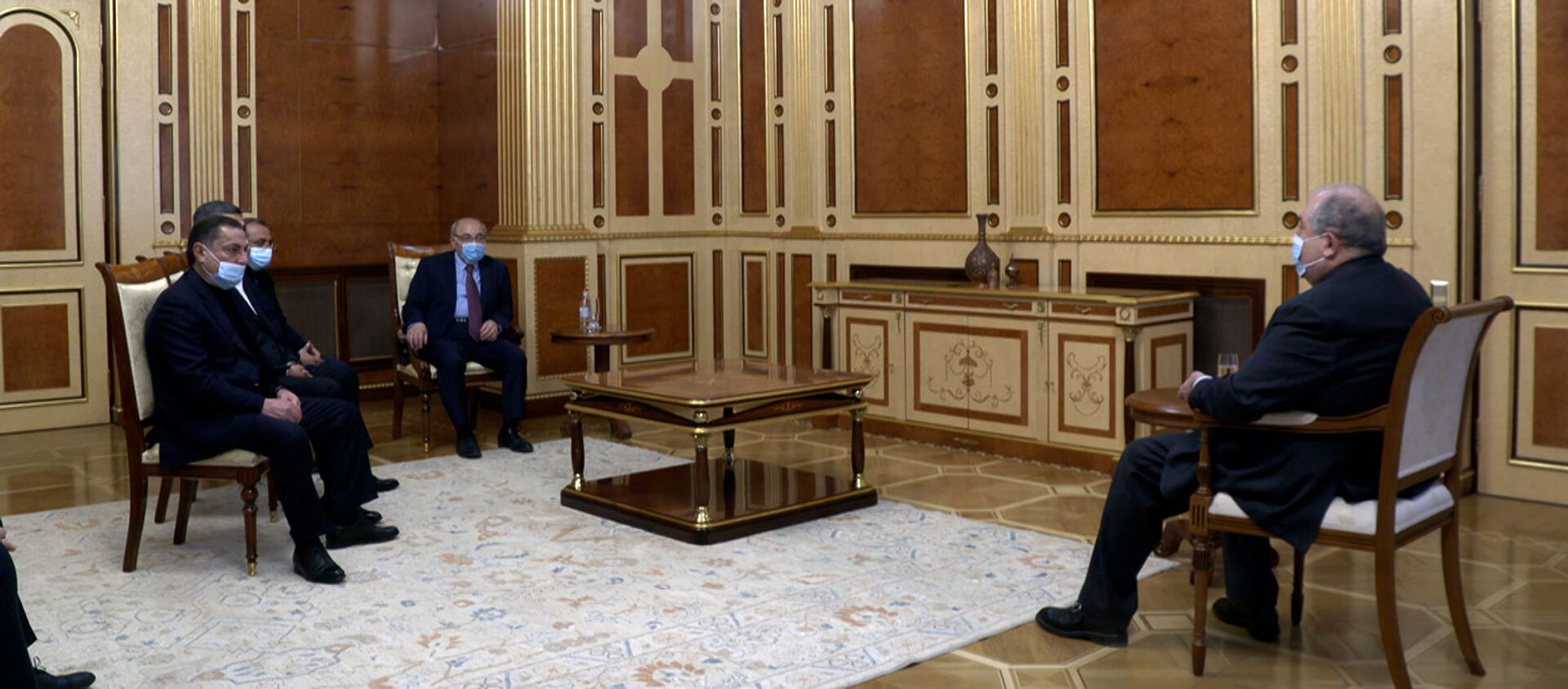 Президент Армен Саркисян встретился с лидерами Движения по спасению родины (26 февраля 2021). Еревaн - Sputnik Արմենիա, 1920, 11.03.2021