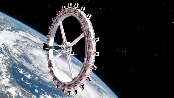 Космический отель Voyager Station в космосе Космический отель Voyager Station в космосе - Sputnik Армения