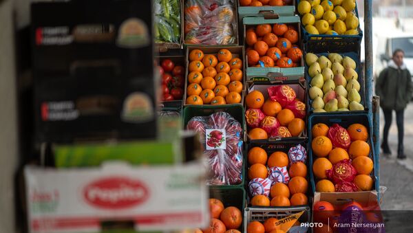 Овощной рынок в Ереване - Sputnik Армения