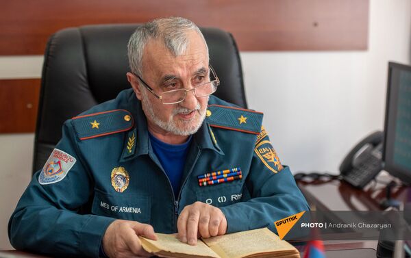 Ректор Государственной академии кризисного управления Гамлет Матевосян - Sputnik Армения
