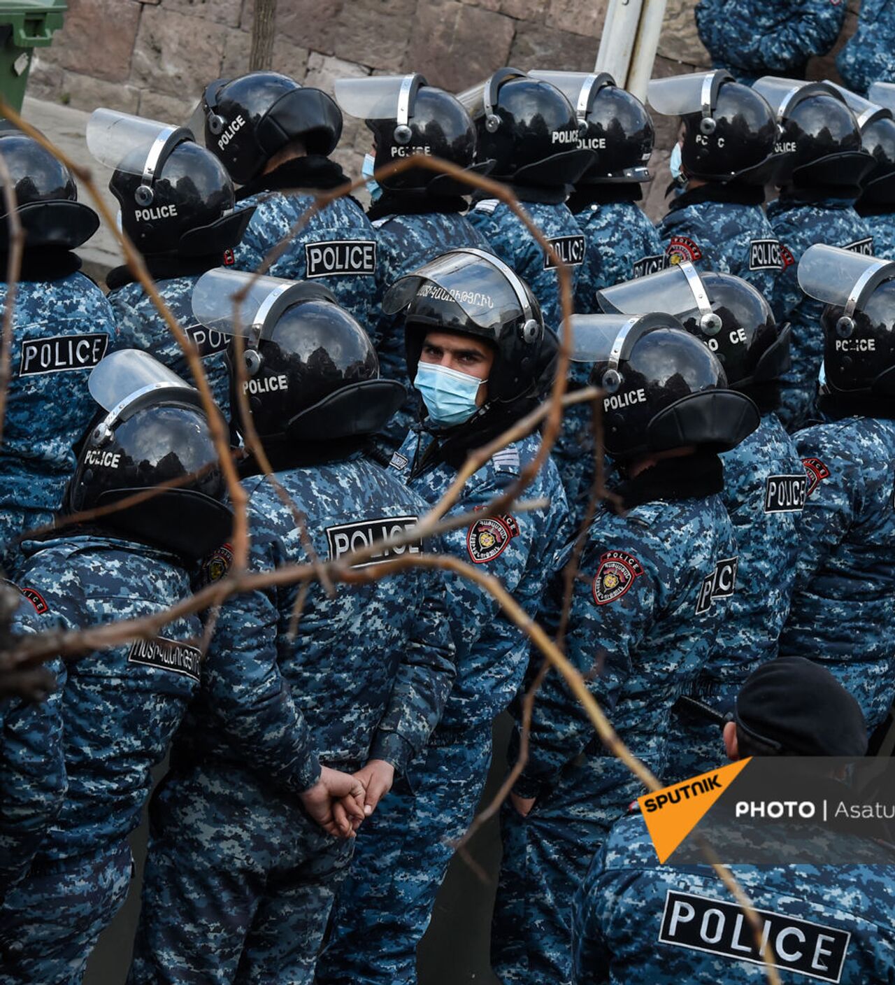 Полиция проводит обыски в штабе блока 