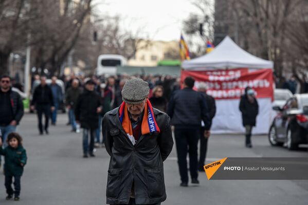 Իրավիճակն ընդդիմության հանրահավաքից առաջ (մարտի 10, 2021 թ.), Երևան - Sputnik Արմենիա