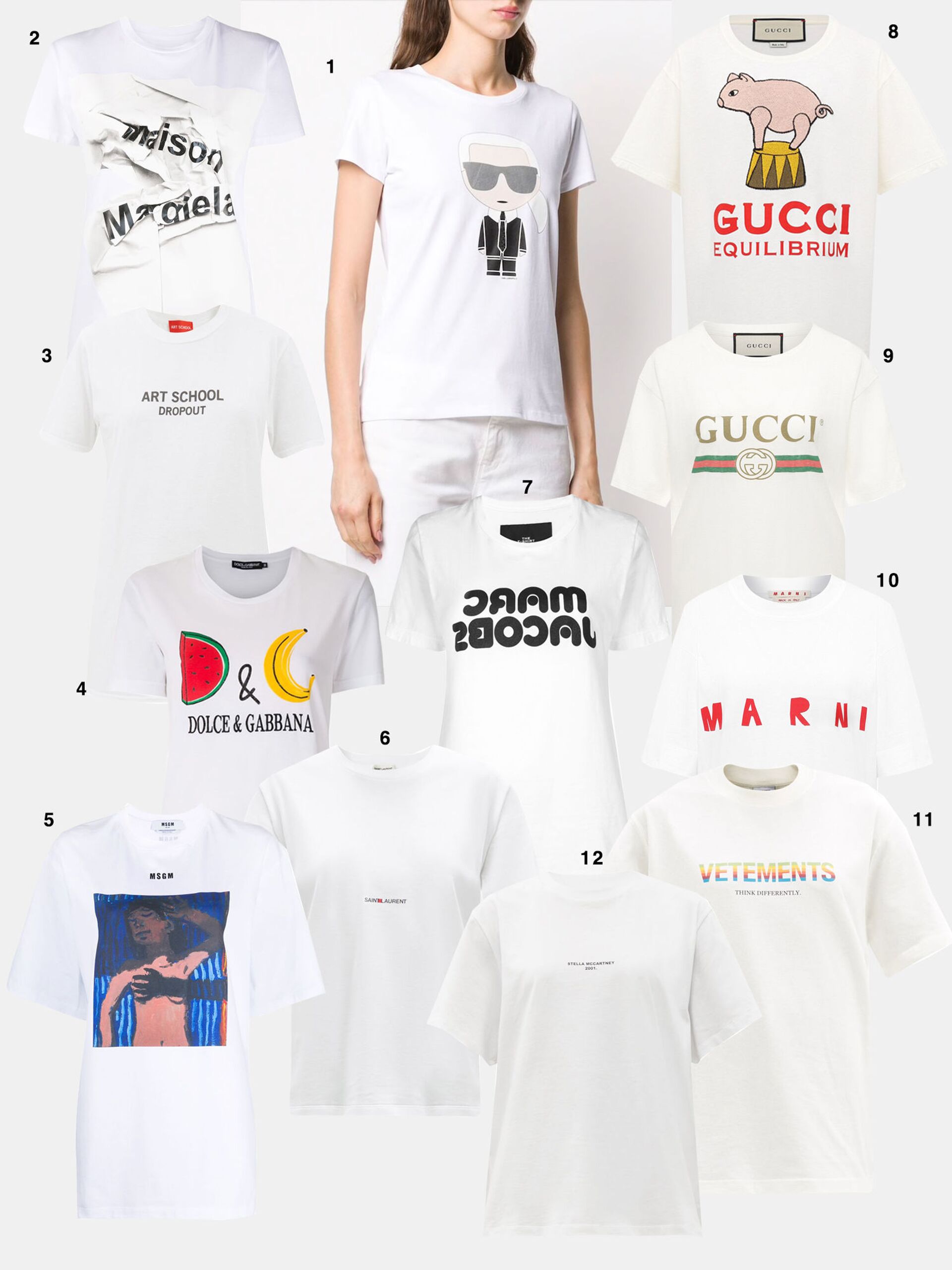 Вся в брендах: 13 лучших белых футболок с логотипами  - Sputnik Армения, 1920, 17.03.2021