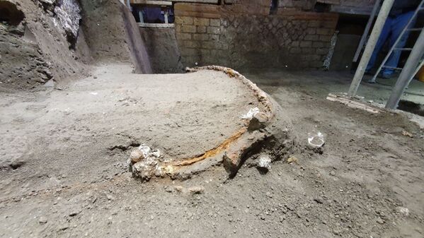 Римская колесница, обнаруженная недалеко от археологического парка Помпеев - Sputnik Армения