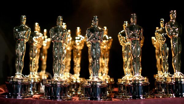Статуэтки Оскара за кулисами 87-й ежегодной церемонии вручения премии (22 февраля 2015). Голливуд - Sputnik Արմենիա