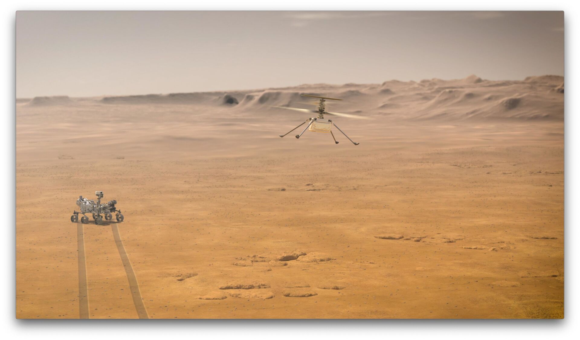 NASA проведет первый запуск вертолета на Марсе - Sputnik Армения, 1920, 29.03.2021