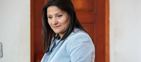 Супруга генерала Манвела Григоряна Назик Амирян на судебном заседании (2 мая 2019). Еревaн - Sputnik Армения