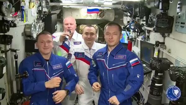 Поздравление экипажа МКС с Днем космонавтики - Sputnik Армения
