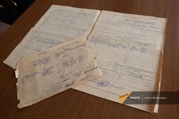 Документы по соглашению об обмене домами (1989 г.) в селе Гегамасар - Sputnik Армения