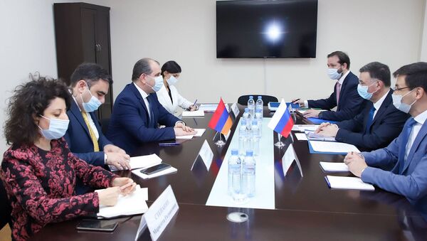 Дипломатические консультации между МИД Армении и России (15 апреля 2021). Еревaн - Sputnik Армения
