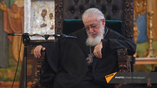 Встреча президента Армении Армена Саркисяна и Патриарха всея Грузии Илии II (16 апреля 2021 год), Тбилиси - Sputnik Армения