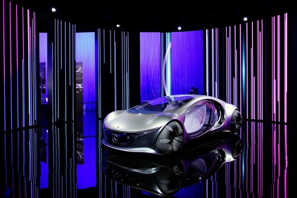 Концепт автомобиля  Mercedes-Benz Vision AVTR на международной автомобильной выставке в Шанхае  - Sputnik Армения