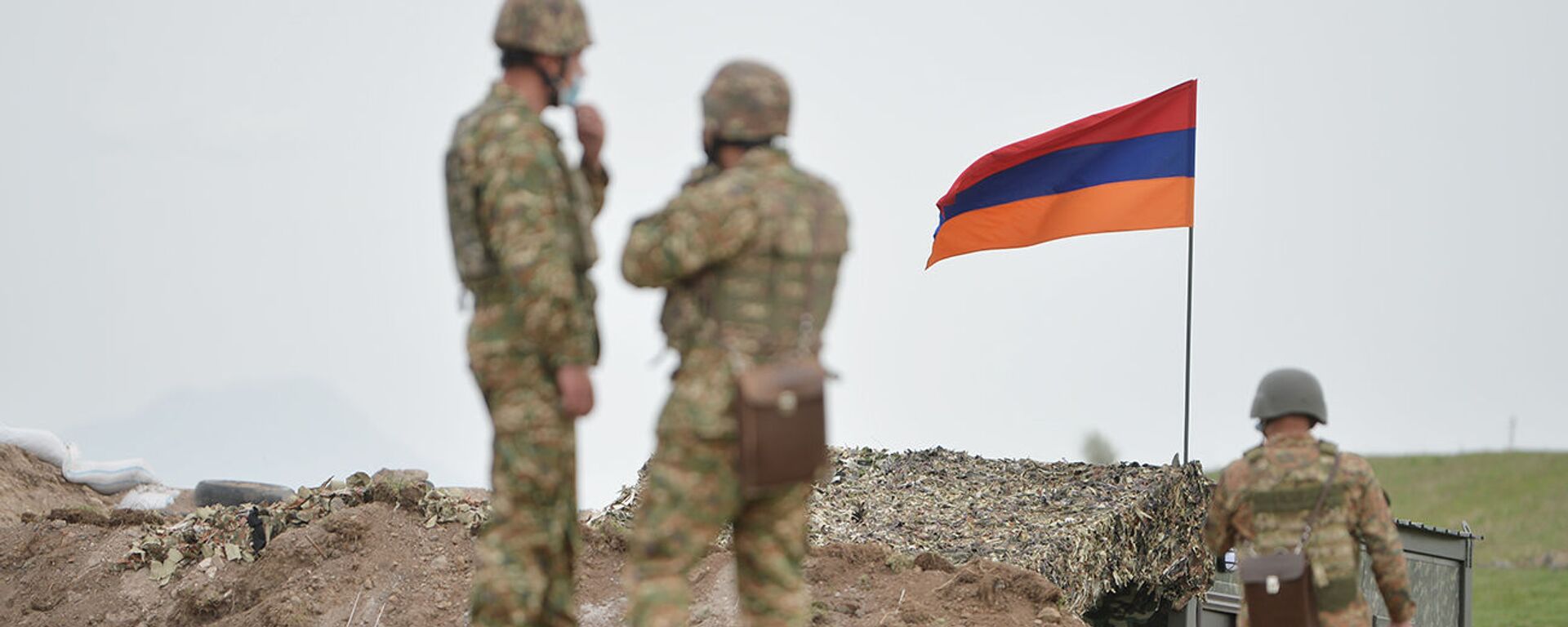 Армянские военнослужащие на армянсо-азербайджанской границе - Sputnik Արմենիա, 1920, 23.11.2021