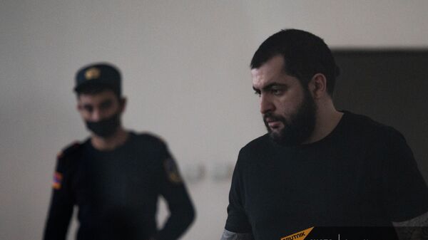 Нарек Саргсян в зале суда (22 апреля 2021). Еревaн - Sputnik Արմենիա