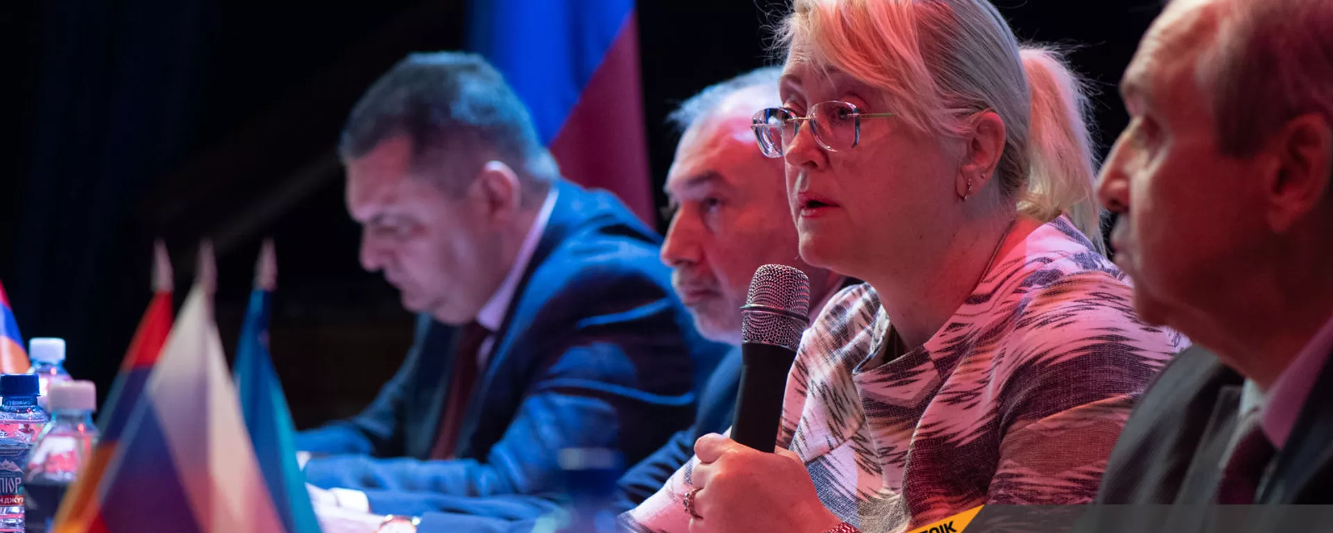 Министр финансов Крыма Ирина Кивико на пресс-конференции в рамках выставки Мощь российского Крыма в Доме Москвы (29 апреля 2021). Еревaн - Sputnik Армения, 1920, 15.06.2022