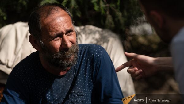 Житель Мартакертского района Карабаха сириец Акоп Кошкарян  - Sputnik Армения
