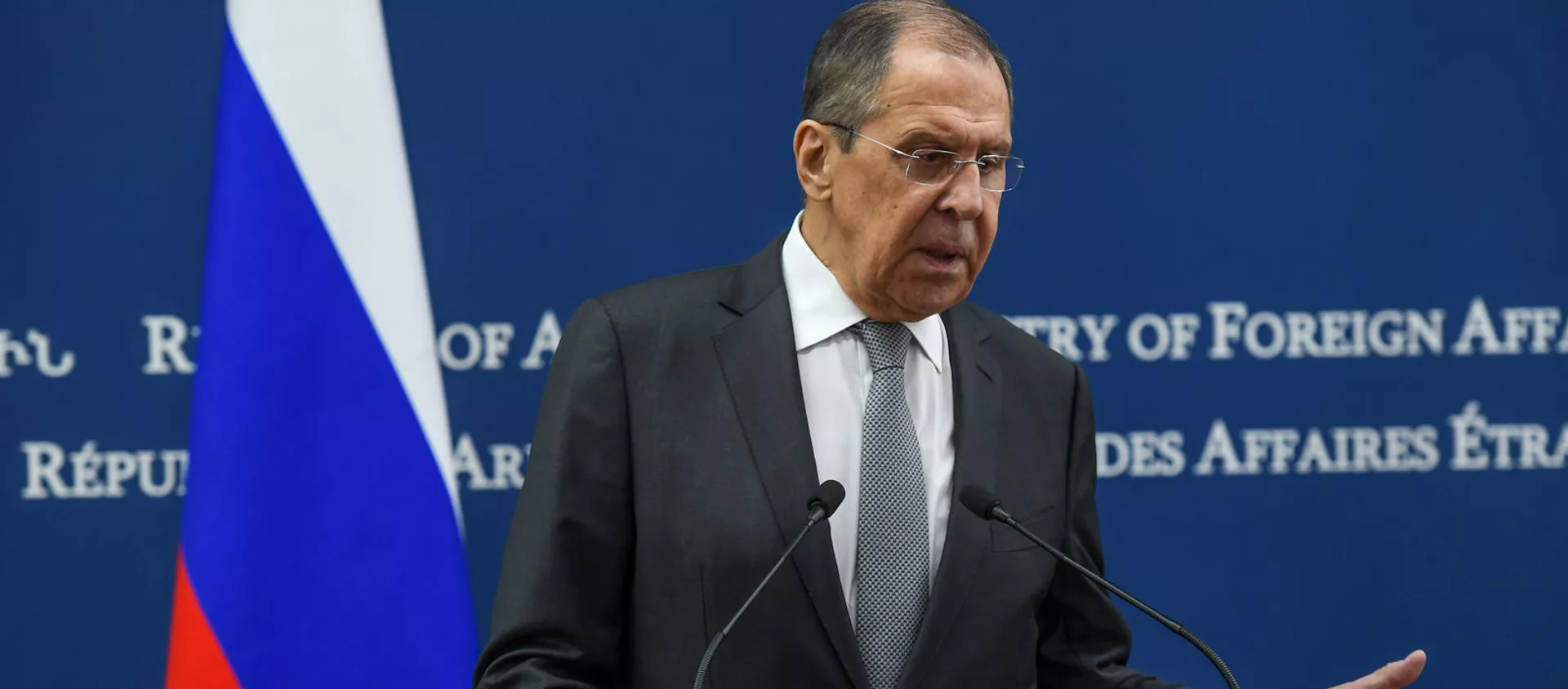 Пресс-конференция Сергея Лаврова и Ара Айвазяна (6 мая 2021). Еревaн - Sputnik Армения, 1920, 06.05.2021