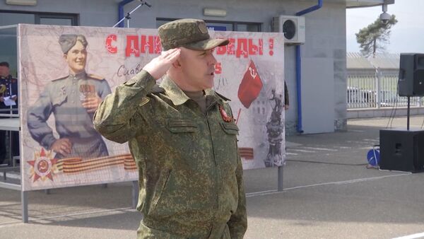 Рустам Мурадов принял парад Победы в Карабахе - Sputnik Արմենիա