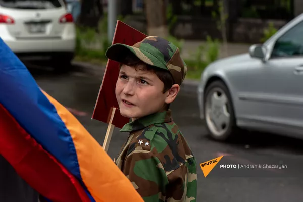 Шествие в Ераблур (9 мая 2021). Еревaн - Sputnik Армения