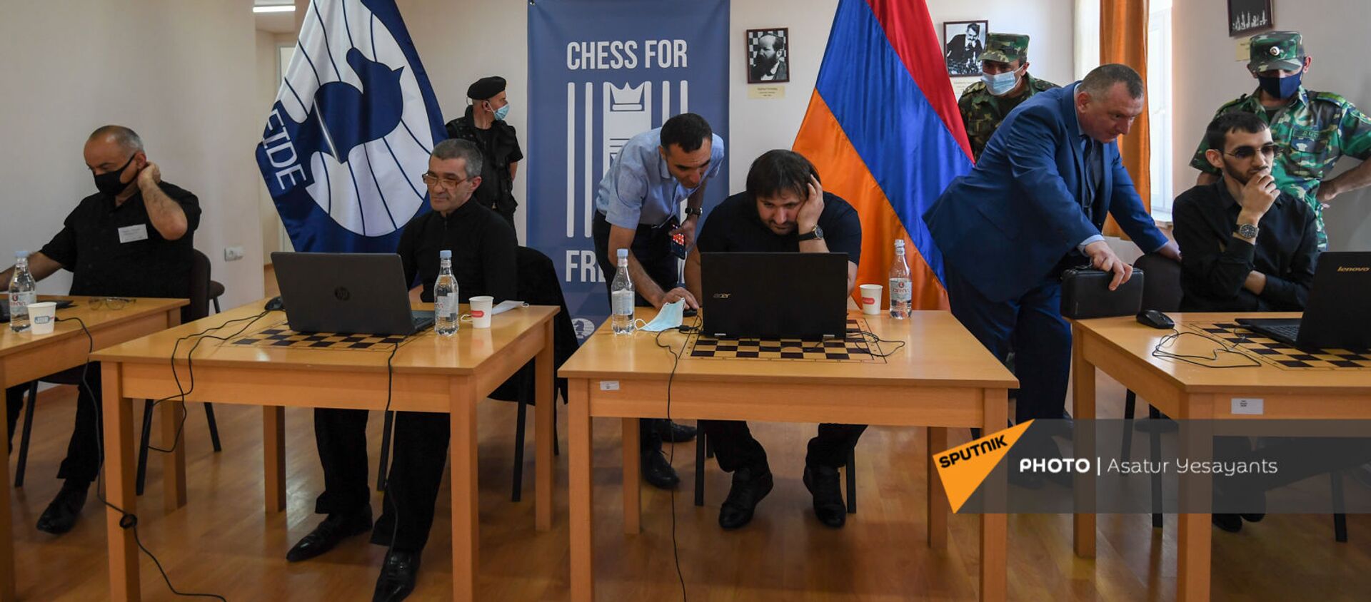 Участники международного шахматного онлайн-турнира для заключенных - Sputnik Արմենիա, 1920, 11.05.2021