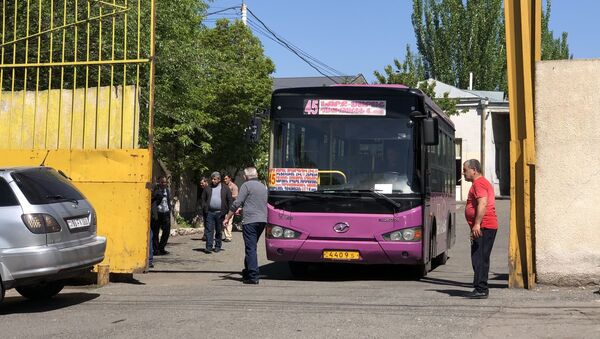 Акция протеста водителей общественного транспорта (12 мая 2021). Еревaн - Sputnik Армения