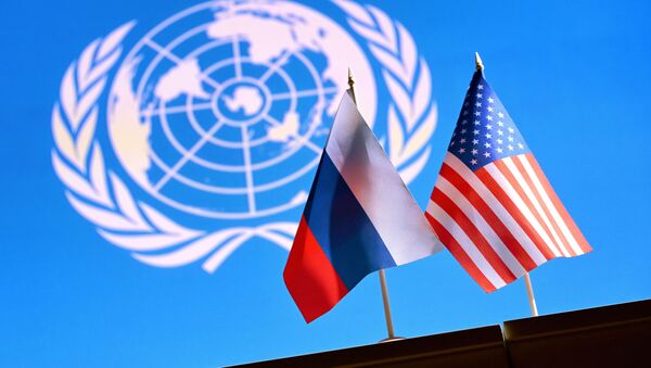 флаги России и США - Sputnik Армения