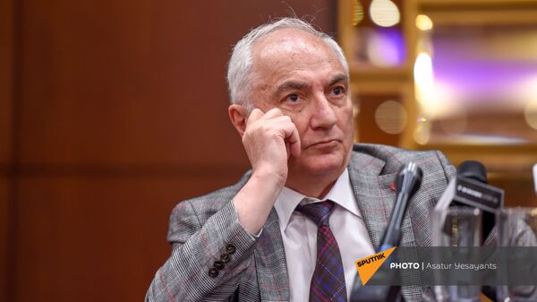 Лидер Армянской демократической партии Арам Саркисян на церемонии подписания меморандума (18 мая 2021). Еревaн  - Sputnik Արմենիա