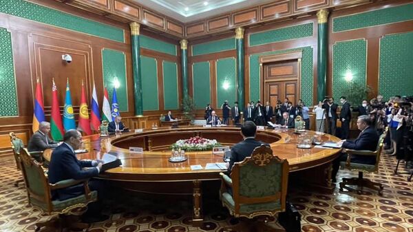 Заседание Совета министров иностранных дел ОДКБ в узком составе (19 мая 2021). Душанбе - Sputnik Армения