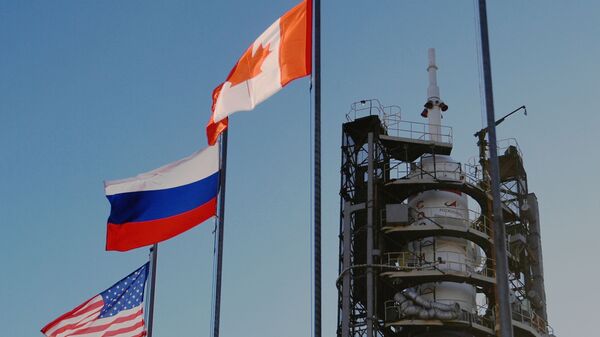 Вывоз ракеты-носителя Союз-ФГ на стартовую площадку космодрома Байконур - Sputnik Армения