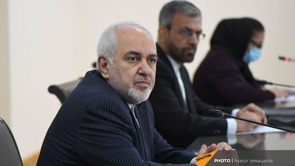 Министр иностранных дел Ирана Джавад Зариф в Ереване с официальным визитом 26 мая 2021 года  - Sputnik Արմենիա