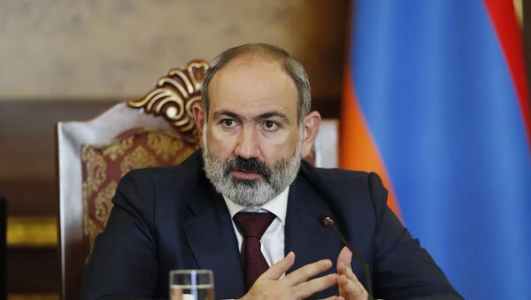 И.о. премьер-министра Никол Пашинян на заседании Совета безопасности Армении (27 мая 2021). Еревaн - Sputnik Армения