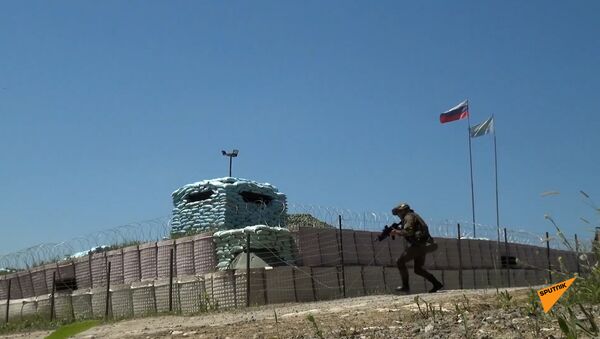 Тренировка Российских миротворцев по обороне наблюдательного поста в Карабахе - Sputnik Արմենիա