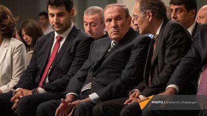 Левон Тер-Петросян во время презентации предвыборной программы Армянского национального конгресса (7 июня 2021). Еревaн