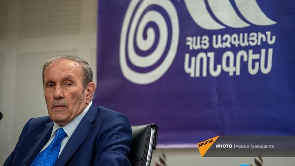 Пресс-конференция лидера Армянского национального Конгресса Левона Тер-Петросяна (10 июня 2021). Еревaн - Sputnik Армения